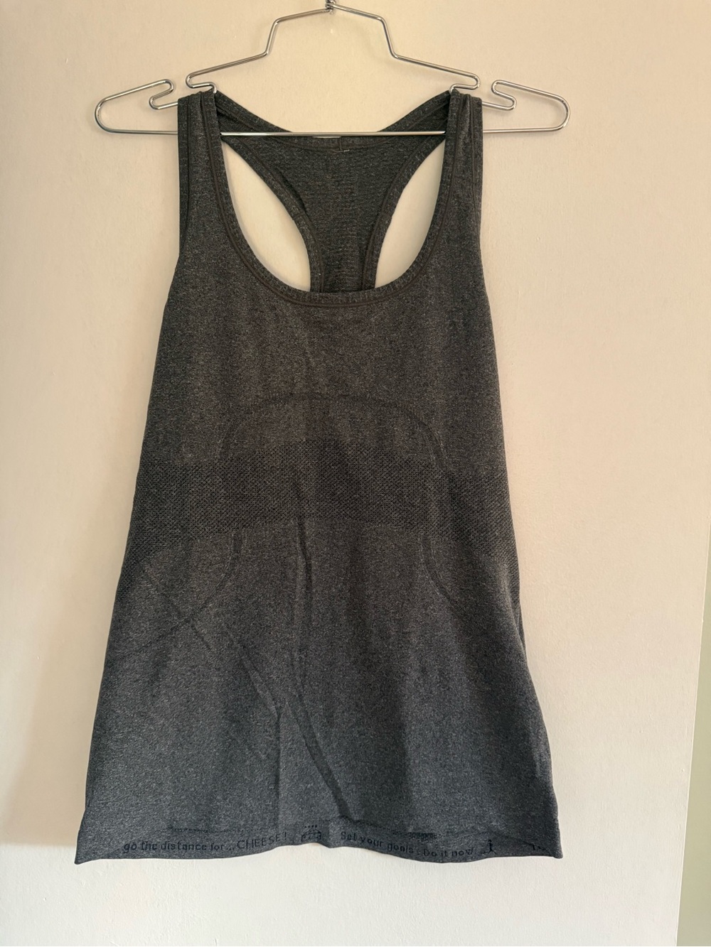 lululemon athletica Dark Gray Racerback Tank